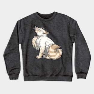 Cream Lynx Point Longhair Crewneck Sweatshirt